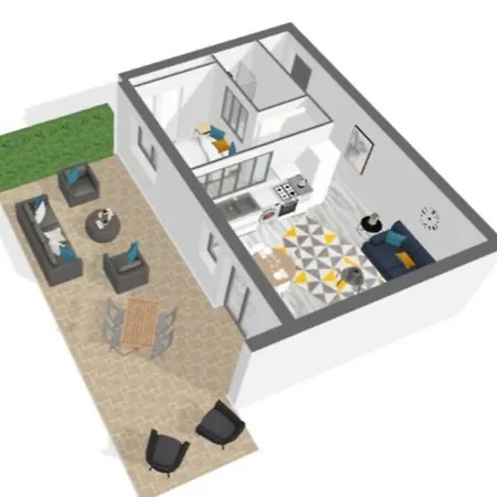 Le Jo - Terrasse - Wifi - Verrière Côte D'azur Appartamento